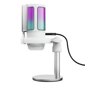Trust GXT 238W Auron Gray, White Podcast microphone