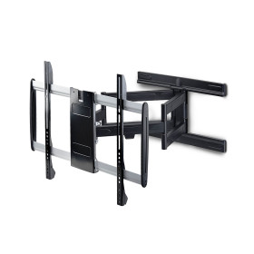 StarTech.com Support Mural Articulé Ultra Fin pour Téléviseurs à Écran Plat Jusqu'à 65" et 45kg, VESA 600x400, Conforme TAA,