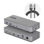 StarTech.com Station d'Accueil USB-C à Deux Écrans, HDMI, 4K 60Hz, Recharge d'Ordinateur Portable 100 W, 1 GbE, Sans Pilote,