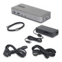 StarTech.com Station d'Accueil USB-C à Deux Écrans, DisplayPort, 4K 60Hz, Recharge d'Ordinateur Portable 100 W, 1 GbE, Sans