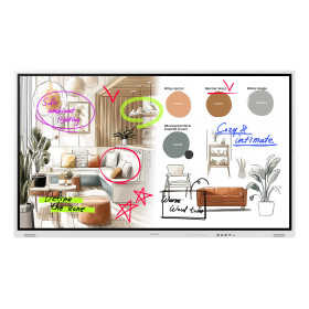 Samsung WM85FX interactive whiteboard 85" 3840 x 2160 pixels Touchscreen Gray, White HDMI