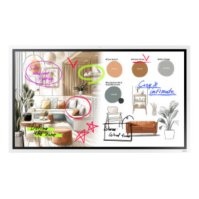 Samsung WM55FX interactive whiteboard 55" 3840 x 2160 pixels Touchscreen Gray, White HDMI