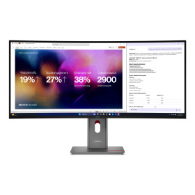 Lenovo ThinkVision P40WD-40 computer monitor 39.7" 5120 x 2160 pixels LCD Black