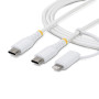 StarTech.com 1M-U2-LNTC-CABLE USB cable 39.4" (1 m) USB C 0.48 Gbit/s 60 W White