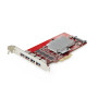 StarTech.com Carte PCIe USB-A à 4 Ports, USB 3.2 10 Gbps, Carte d'Extension PCI Express 3.0, 4 Contrôleurs USB Indépendants,