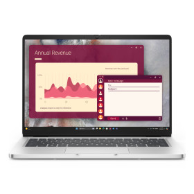 DELL Pro 14 PC14250 Intel Core Ultra 5 235U Laptop 14" Full HD+ 16 GB DDR5-SDRAM 512 GB SSD Wi-Fi 6E (802.11ax) Windows 11 Pro
