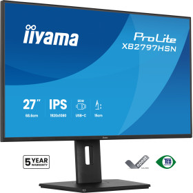 iiyama ProLite XB2797HSN-B1 computer monitor 27" 1920 x 1080 pixels Full HD LCD Black