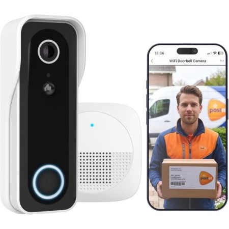 Trust DOORCAM-3000 Noir, Blanc