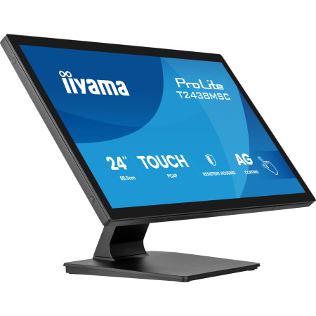 iiyama ProLite T2438MSC-B2 computer monitor 23.8" 1920 x 1080 pixels Full HD LED Touchscreen Black