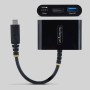 StarTech.com Adaptateur Multiport USB-C vers HDMI avec Charge PD 140W, HDMI 4K 60Hz, Hub USB 5 Gbps, Mini Dock pour MacBook /