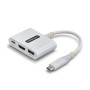 StarTech.com Adaptateur Multiport USB-C vers HDMI avec Charge PD 140W, HDMI 4K 60Hz, Hub USB 5 Gbps, Mini Dock pour MacBook /