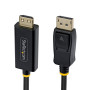StarTech.com 2M-DP-HDMI-4K60-GR video cable adapter 78.7" (2 m) DisplayPort HDMI Type A (Standard) Black
