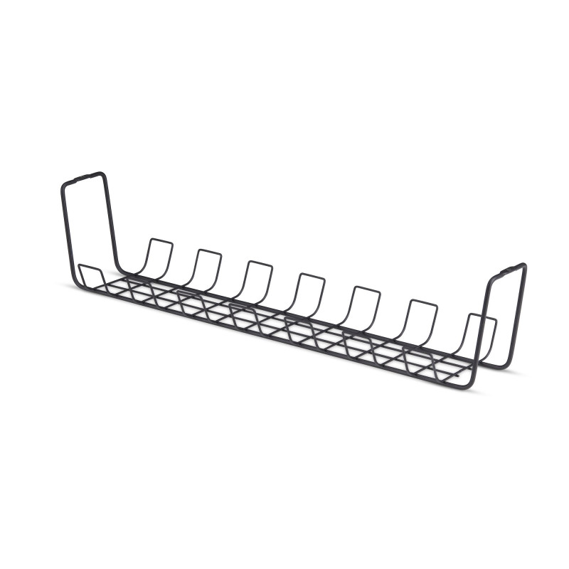 StarTech.com S1MB-DESK-CABLE-TRAY cable organizer Cable basket Black 1 pc(s)