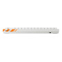CHERRY K5 PRO TMR COMPACT clavier Gaming USB AZERTY Français Orange, Blanc