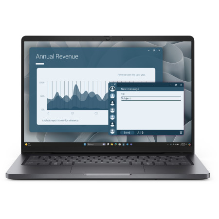 DELL Pro 14 PC14255 AMD Ryzen™ 5 220 Laptop 14" Full HD+ 16 GB DDR5-SDRAM 512 GB SSD Wi-Fi 6E (802.11ax) Windows 11 Pro Black