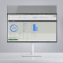 StarTech.com Filtre de Confidentialité Magnétique pour Écran Large 16:9 de 24 Pouces, Filtre Amovible, Anti-Reflets/Brillant,