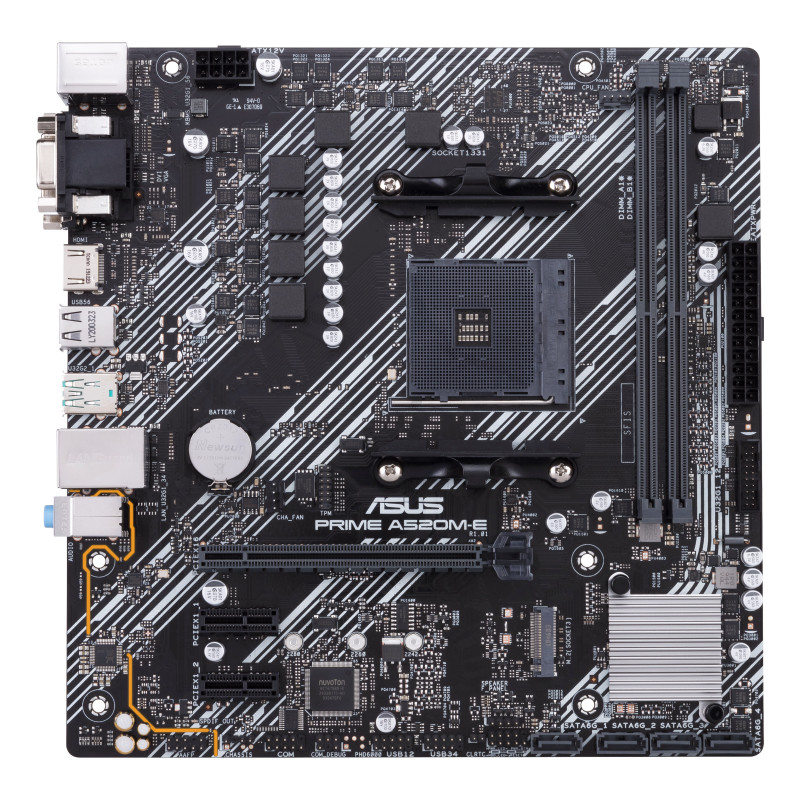 ASUS PRIME A520M-E/CSM AMD A520 Emplacement AM4 micro ATX