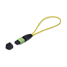 StarTech.com Module Loopback MPO, Adaptateur de Bouclage Fibre Optique Monomode 9/125 MPO-12 Mâle, Testeur Loopback
