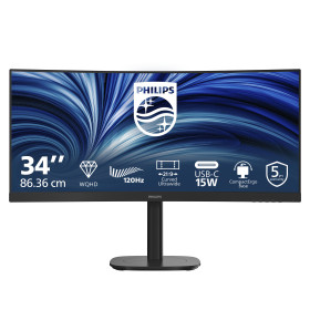 Philips 34B2N3500C/00 computer monitor 34" 3440 x 1440 pixels Wide Quad HD LCD Black
