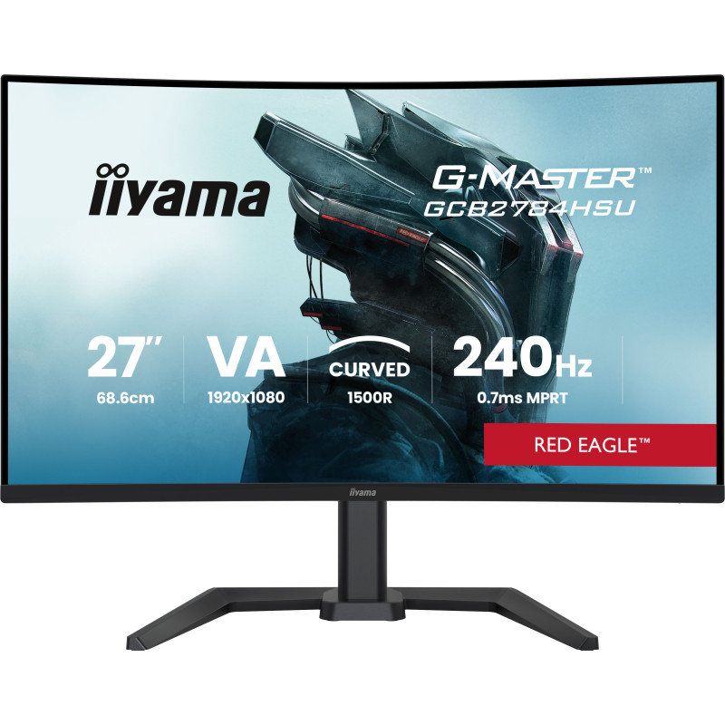 iiyama G-MASTER GCB2784HSU-B1 écran plat de PC 68,6 cm (27") 1920 x 1080 pixels Full HD LCD Noir