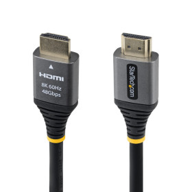 StarTech.com HDMM21V1F HDMI cable 11.8" (0.3 m) HDMI Type A (Standard) Black, Silver