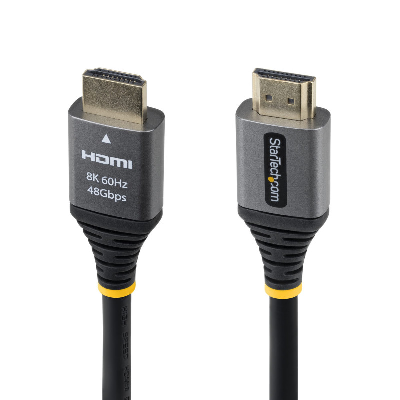 StarTech.com Câble HDMI Ultra Haut Débit Certifié de 30cm, 8K 60Hz/4K 120Hz, Câble HDMI 2.1 avec HDR10+/eARC, 48 Gbps, Câble