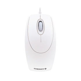CHERRY WHEELMOUSE OPTICAL Souris filaire, gris clair, PS2/USB