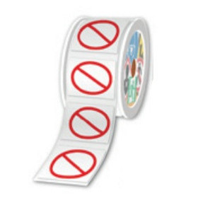 Brother LTZ12050FBAN label-making tape Red on white