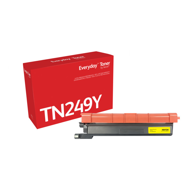 Toner Jaune Everyday™ de Xerox compatible avec Brother TN-249Y, Grande capacité