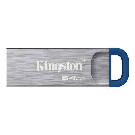 Kingston Technology DataTraveler Kyson USB flash drive 64 GB USB Type-A 3.2 Gen 1 (3.1 Gen 1) Stainless steel