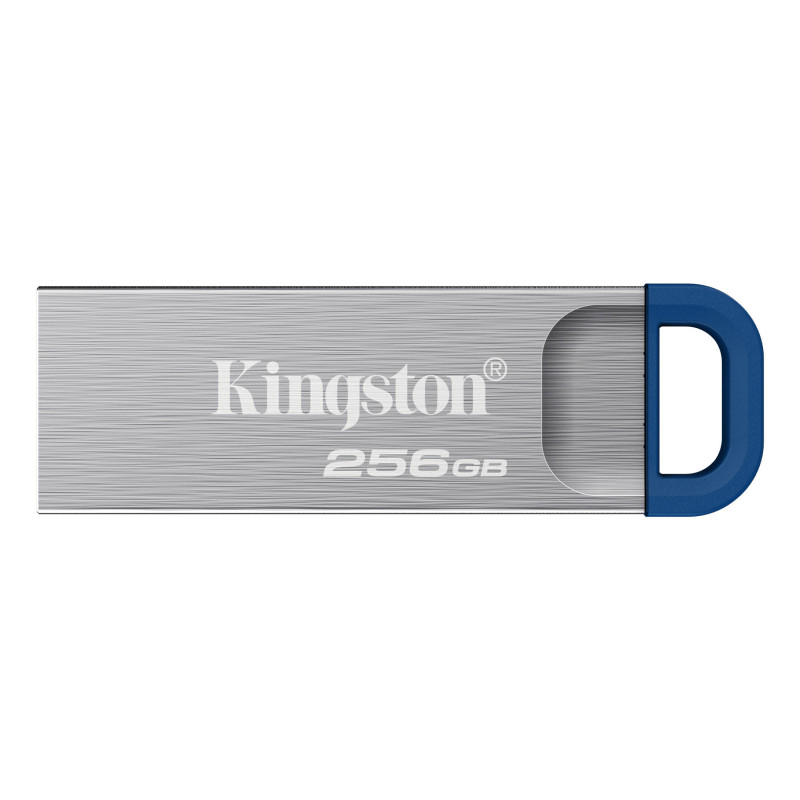 Kingston Technology DataTraveler Kyson USB flash drive 256 GB USB Type-A 3.2 Gen 1 (3.1 Gen 1) Stainless steel