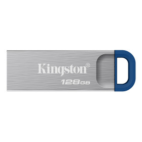 Kingston Technology DataTraveler Kyson USB flash drive 128 GB USB Type-A 3.2 Gen 1 (3.1 Gen 1) Stainless steel