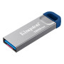 Kingston Technology DataTraveler Kyson USB flash drive 128 GB USB Type-A 3.2 Gen 1 (3.1 Gen 1) Stainless steel