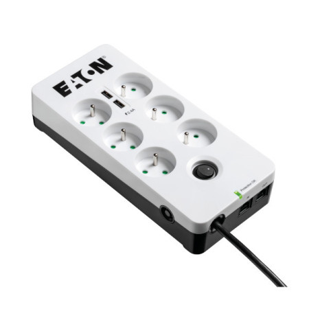 Eaton PB6TUF surge protector Black, White 6 AC outlet(s) 220 - 250 V 59.1" (1.5 m)