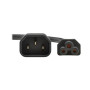 Eaton P014-02M-EU power cable Black 78.7" (2 m) IEC C14 IEC C5