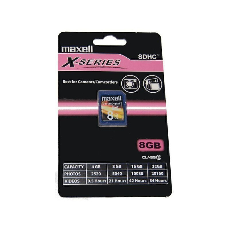 Maxell X-SERIES 8 GB SDHC Class 2 Memory Card