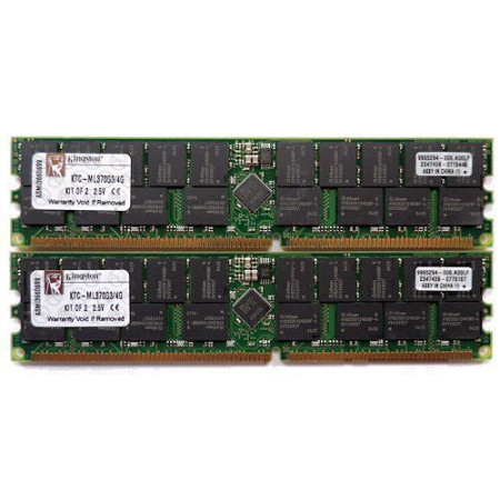 Kingston 4 GB (2x 2 GB kit) DDR-SDRAM PC2100 ECC Registered - KTC-ML370G3/4G