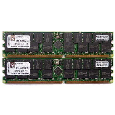 Kingston 4 Go (kit 2x 2 Go) DDR-SDRAM PC2100 ECC Registered - KTC-ML370G3/4G