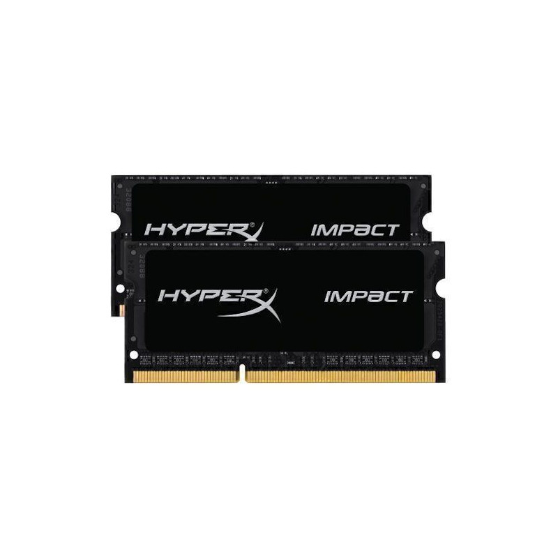 Kingston HyperX Impact - 8 Go (2 x 4 Go) - DDR3 SDRAM - 1600 MHz DDR3-1600/PC3-12800