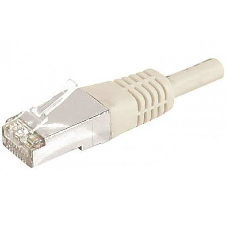 Cordon RJ45 mâle/RJ45 mâle CAT 5e Blindé Beige - 3.00 m