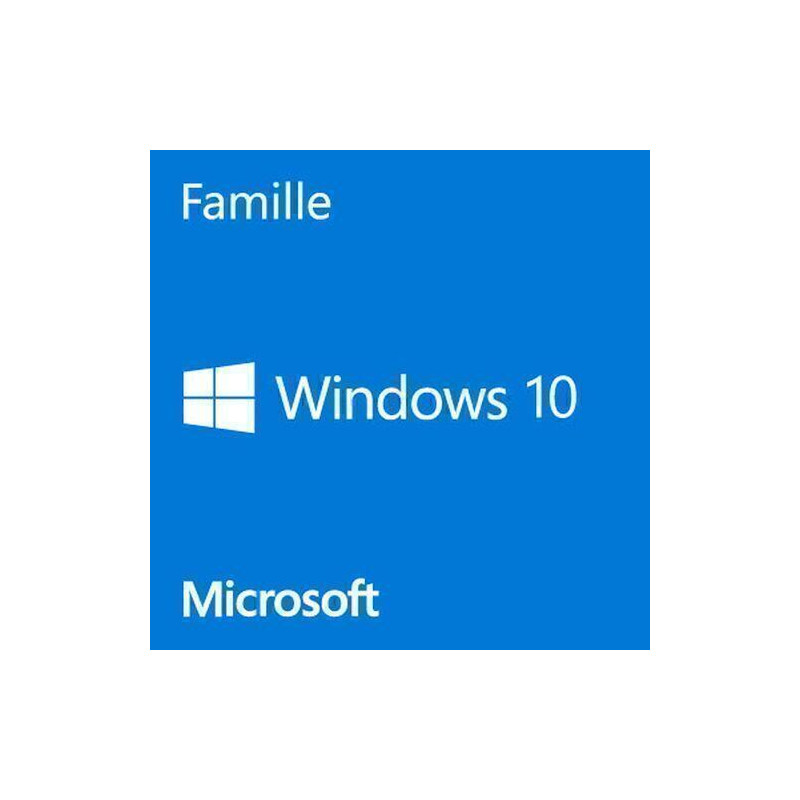 Microsoft Windows 10 Famille 64 Bits - OEM (DVD)