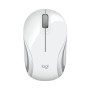 Logitech - M187 Mini Wireless Mouse - White