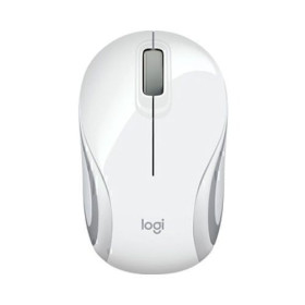 Logitech - M187 Mini Souris Sans Fil - Blanc