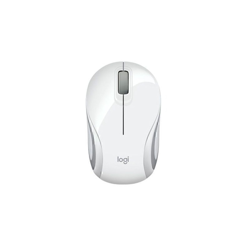 Logitech - M187 Mini Souris Sans Fil - Blanc