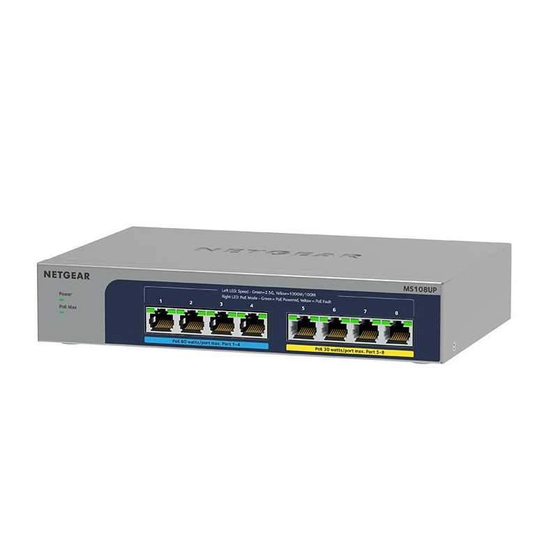 8-P POE MULTI-GIG UNMGD SWITCH