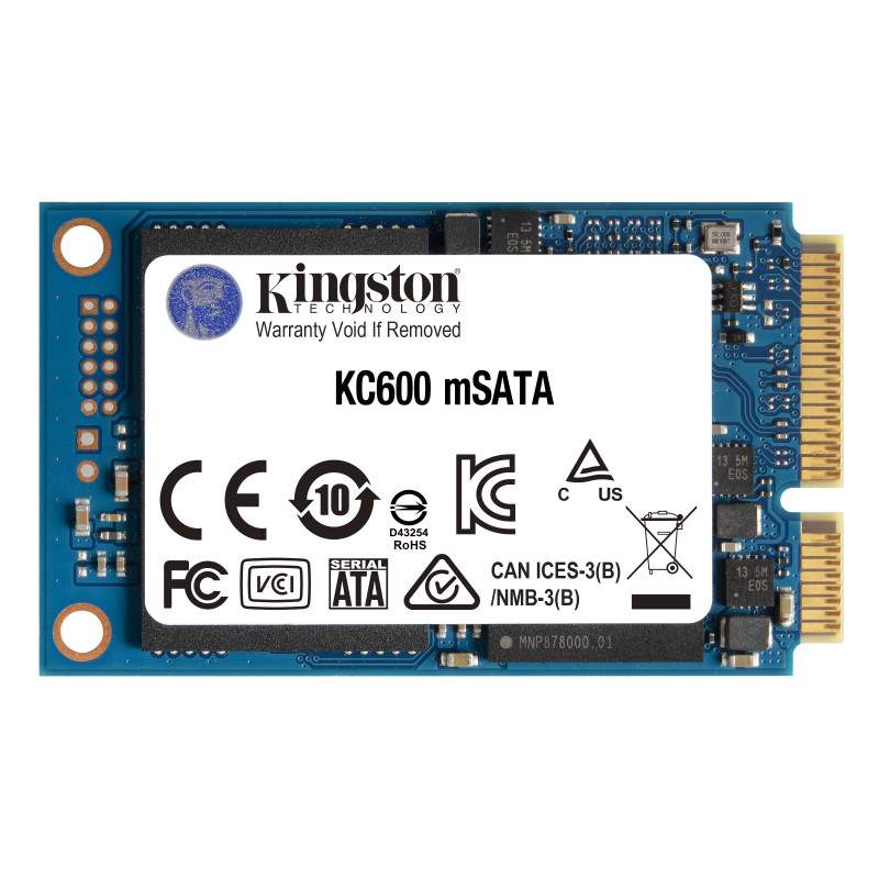 Kingston Technology SSD KC600 SATA3 mSATA de 256 Go