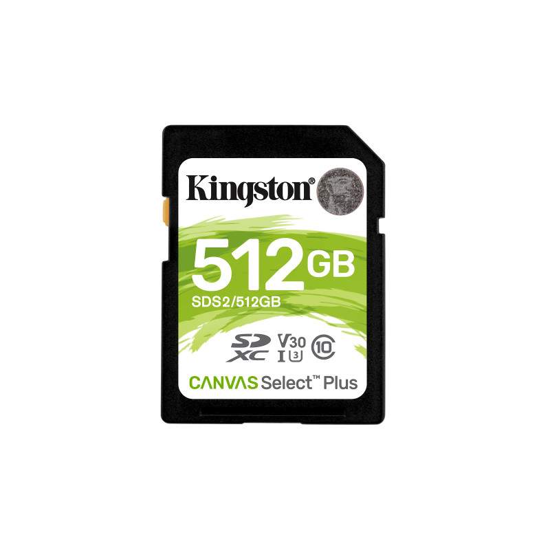 Kingston Technology Canvas Select Plus 512 GB SDXC UHS-I Class 10