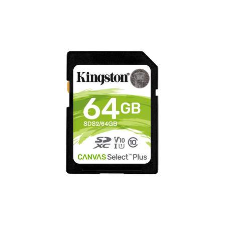 Kingston Technology Canvas Select Plus 64 GB SDXC UHS-I Class 10