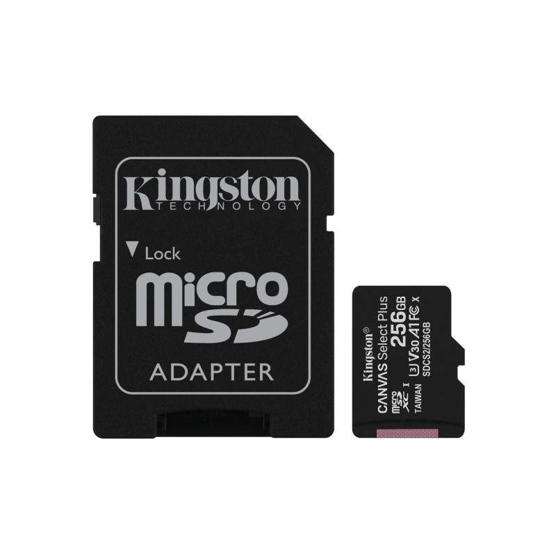 Kingston Technology Canvas Select Plus 256 GB MicroSDXC UHS-I Class 10