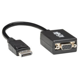Tripp Lite P134-06N-VGA video cable adapter 5.91" (0.15 m) DisplayPort VGA (D-Sub) Black
